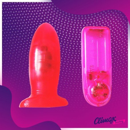 Crystal Anal Butt Plug Vibrating AD-013