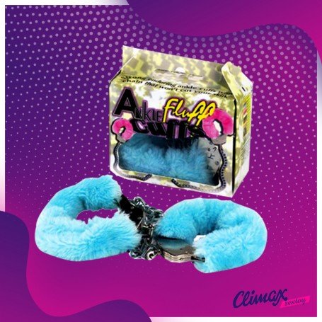 Ankle Fluff Cuffs with Keys BDSM-012