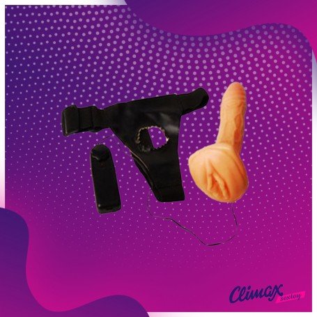 Strap On - Vibrating with Attached Vagina SO-005