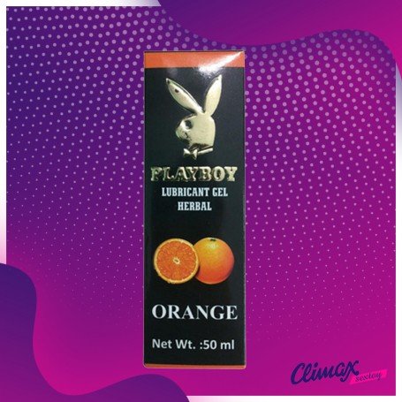 Playboy Lubricant Water Based Gel - Orange Flavoured CGS-033
