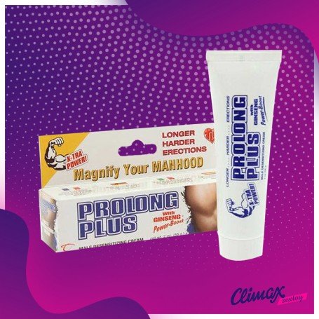 PROLONG PLUS Delay Soothing Male Desensitizer Cream DTZ-005