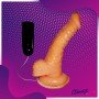 Whoppers Curved Vibrating Suction Cup Realistic Vibrator RSV-078