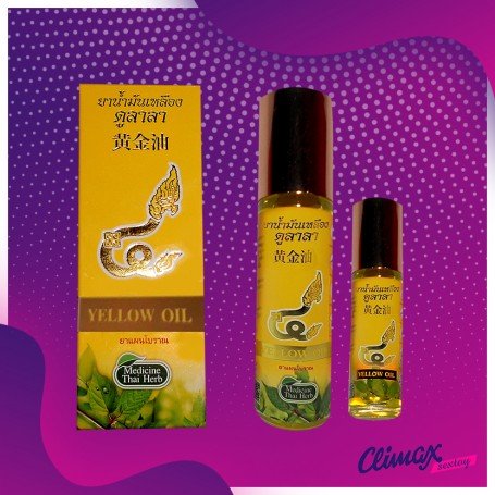 Thai herbal massage yellow oil THP-001