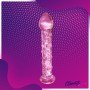 Dotted Purple Glass Dildo GD-006