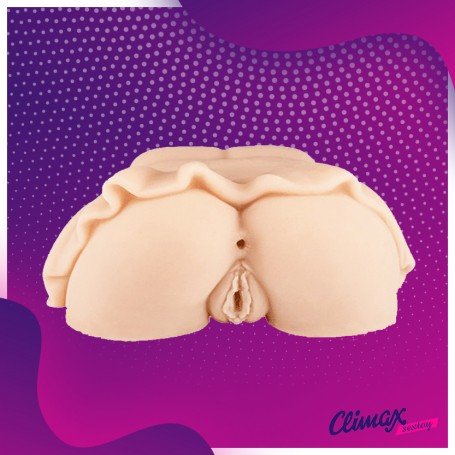 Artificial Silicone Mini skirt Ass & Vagina Masturbator BAV-018