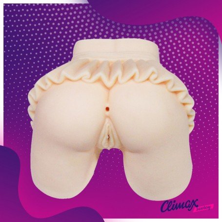 Silicone Mini Skirt Ass & Vagina Masturbator V2 BAV-019