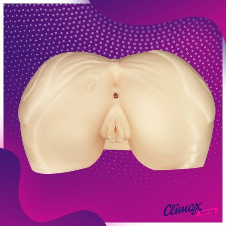 Silicone Jeans Ass & Vagina Masturbator BAV-020