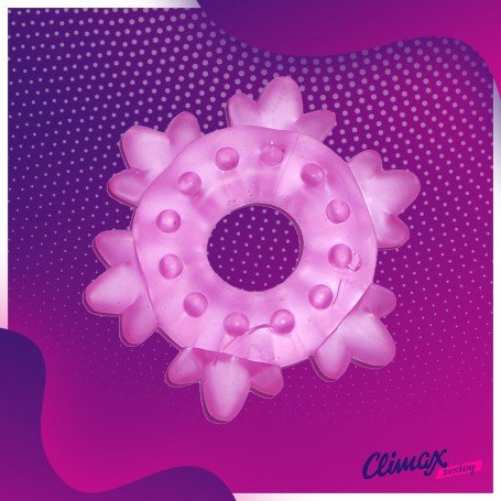 Heavy Cock Ring-Ice Flower CR-006