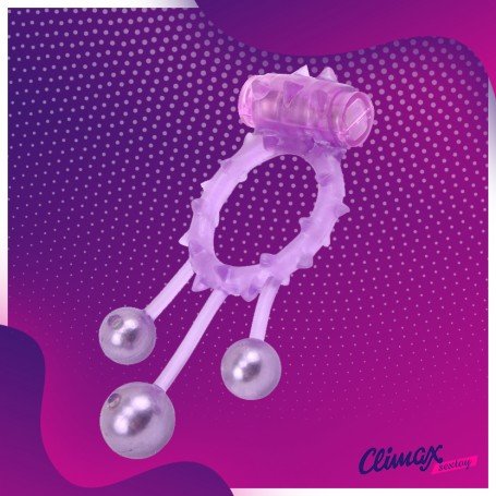 Vibrating Ball Banger Cock Ring Vibrator CR-007