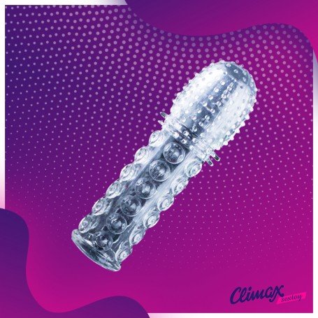 Crystal Penis Sleeve Textured Extension PES-021